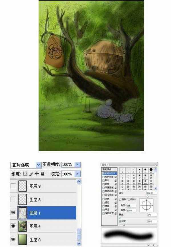 photoshop 鼠绘梦幻的忆童年插画