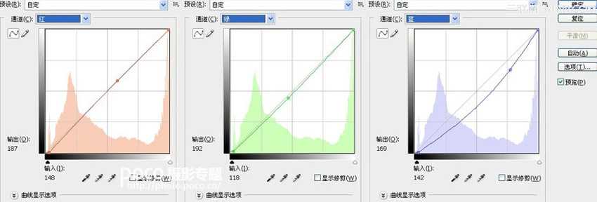 PhotoShop使用曲线一步调出多种效果调色实例教程