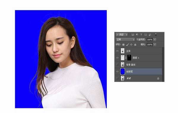 PS零基础抠出外景美女人像头发丝超详细教程