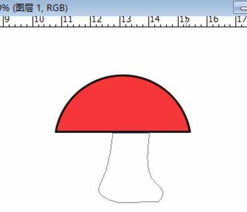 PS怎么绘制一个简单可爱的卡通蘑菇人?